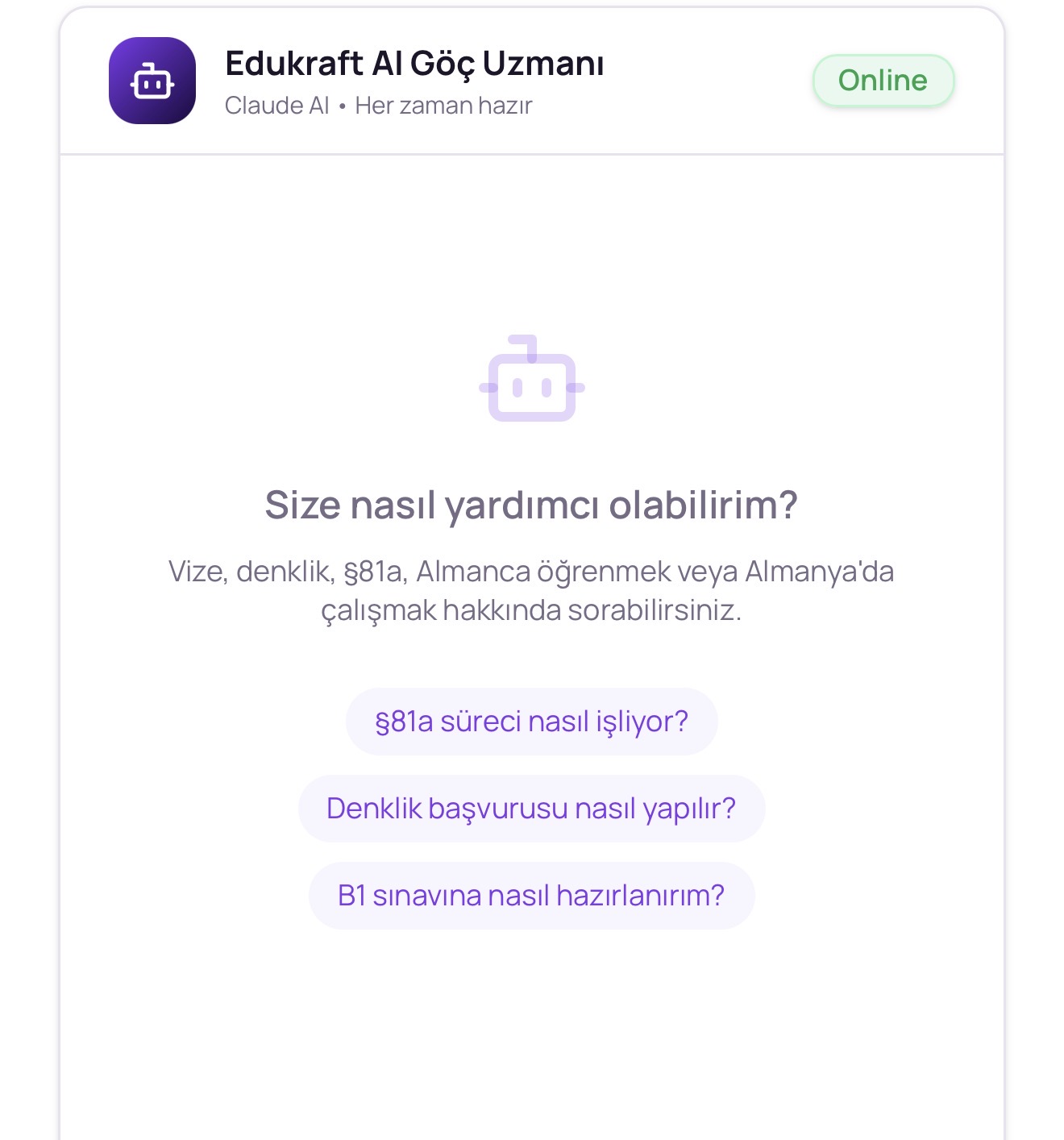 AI Göç Uzmanı