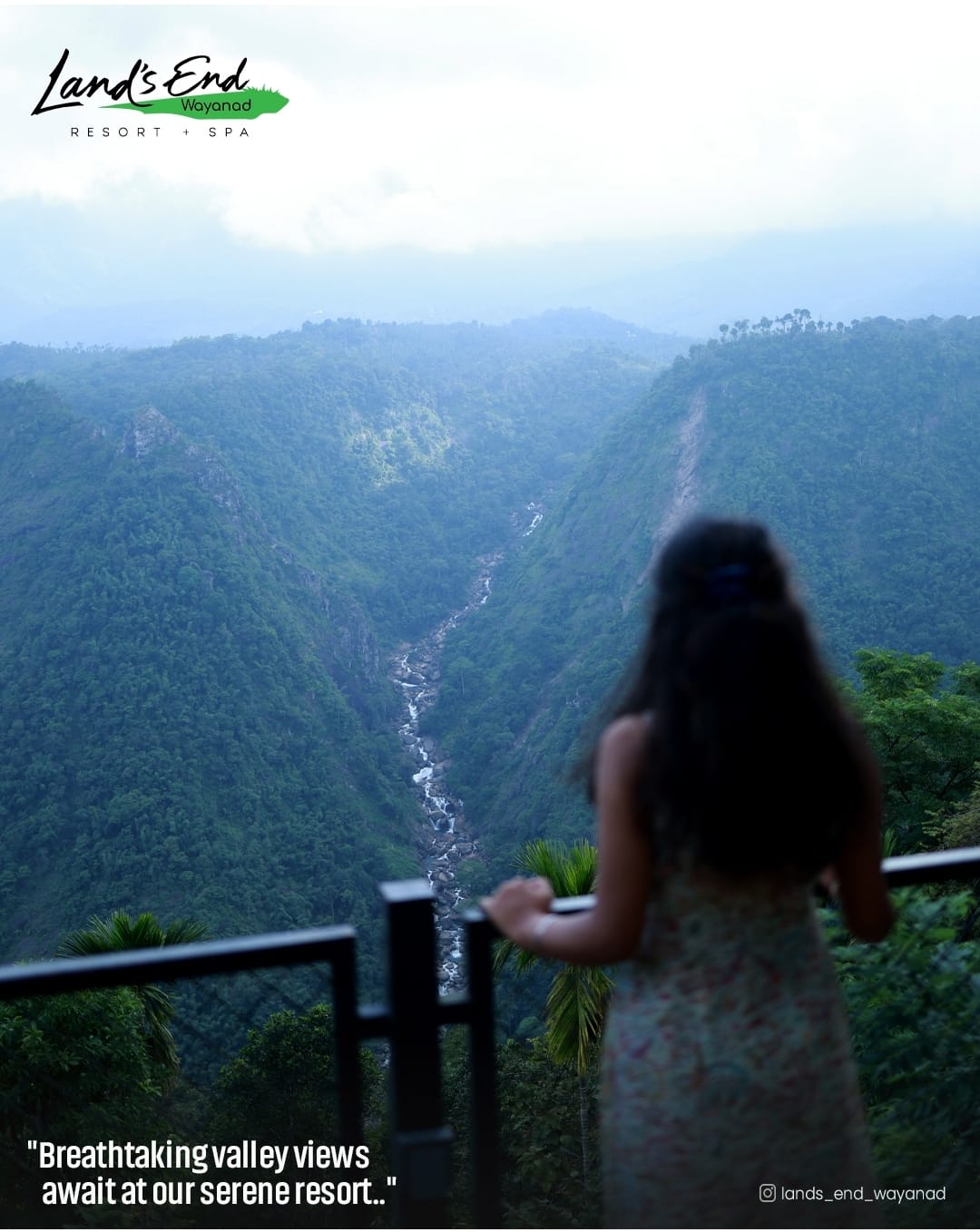 Wayanad valley view from Land's End Resort