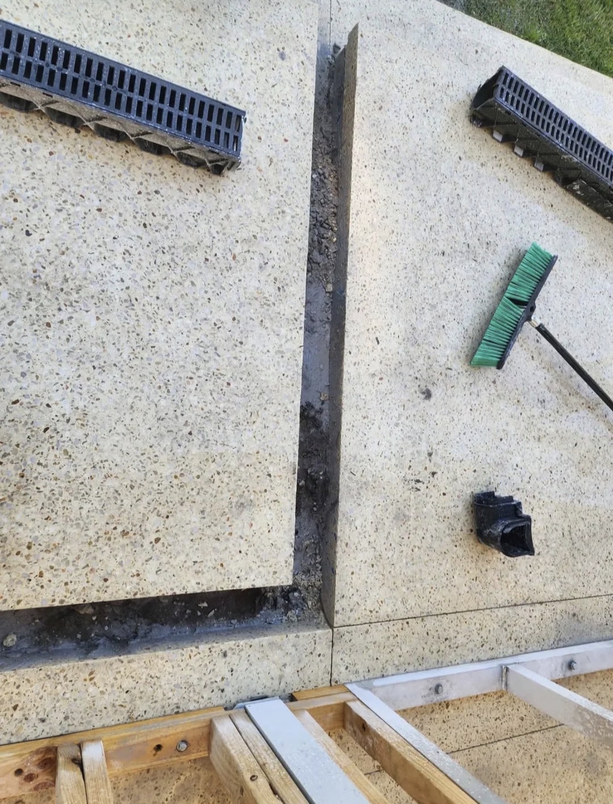 Drainage Channel Cut — concrete cutting in Perth