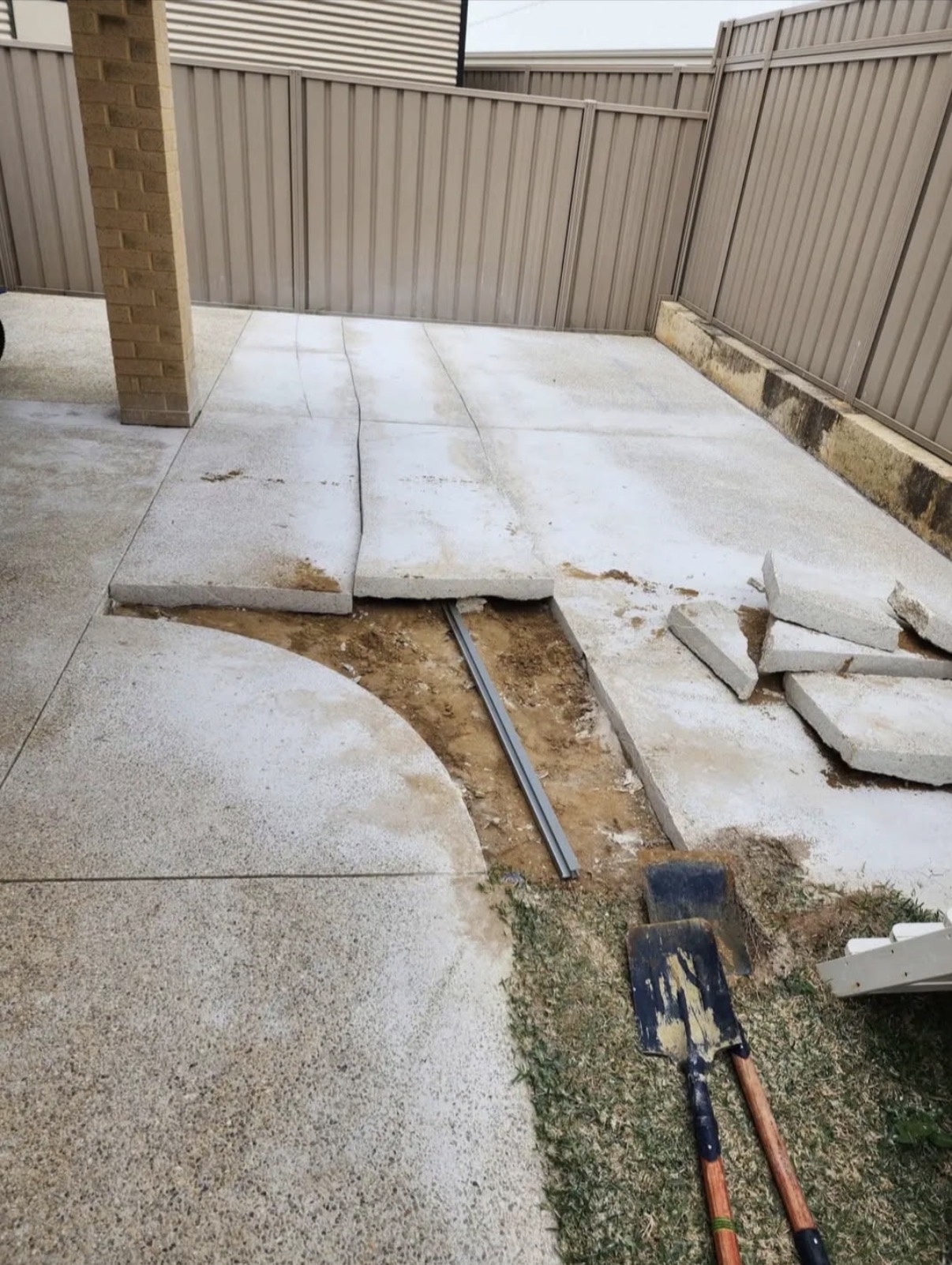 Patio Slab Lift & Remove — concrete cutting in Perth