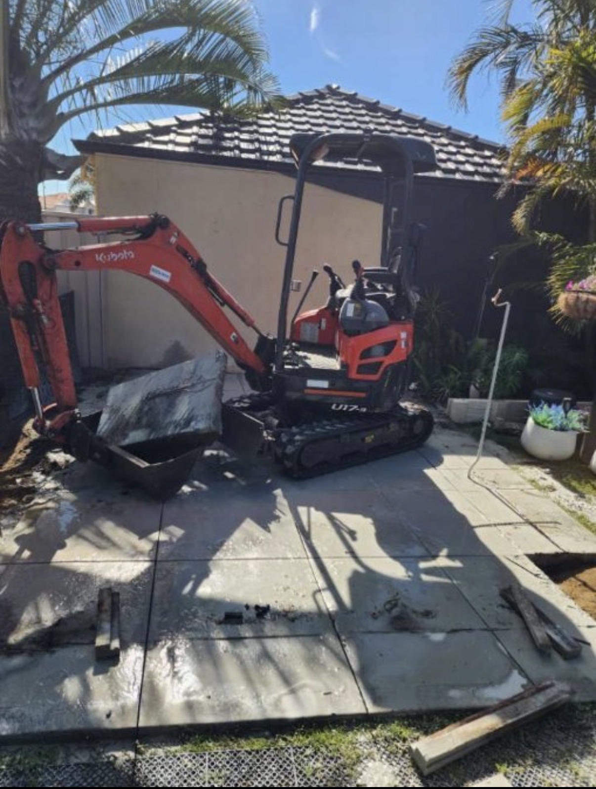 Driveway Break-Out — concrete cutting in Perth