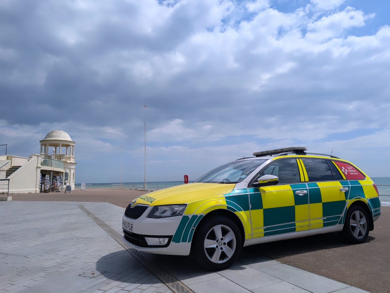 Tech Medical Services emergency ambulance on deployment