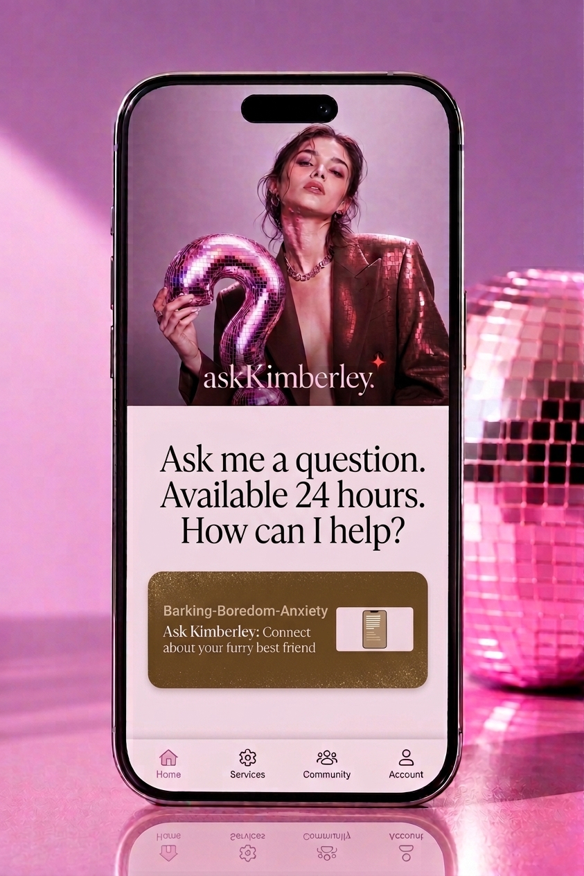 The Ask Kimberley app — Ask me a question. Available 24 hours. How can I help?