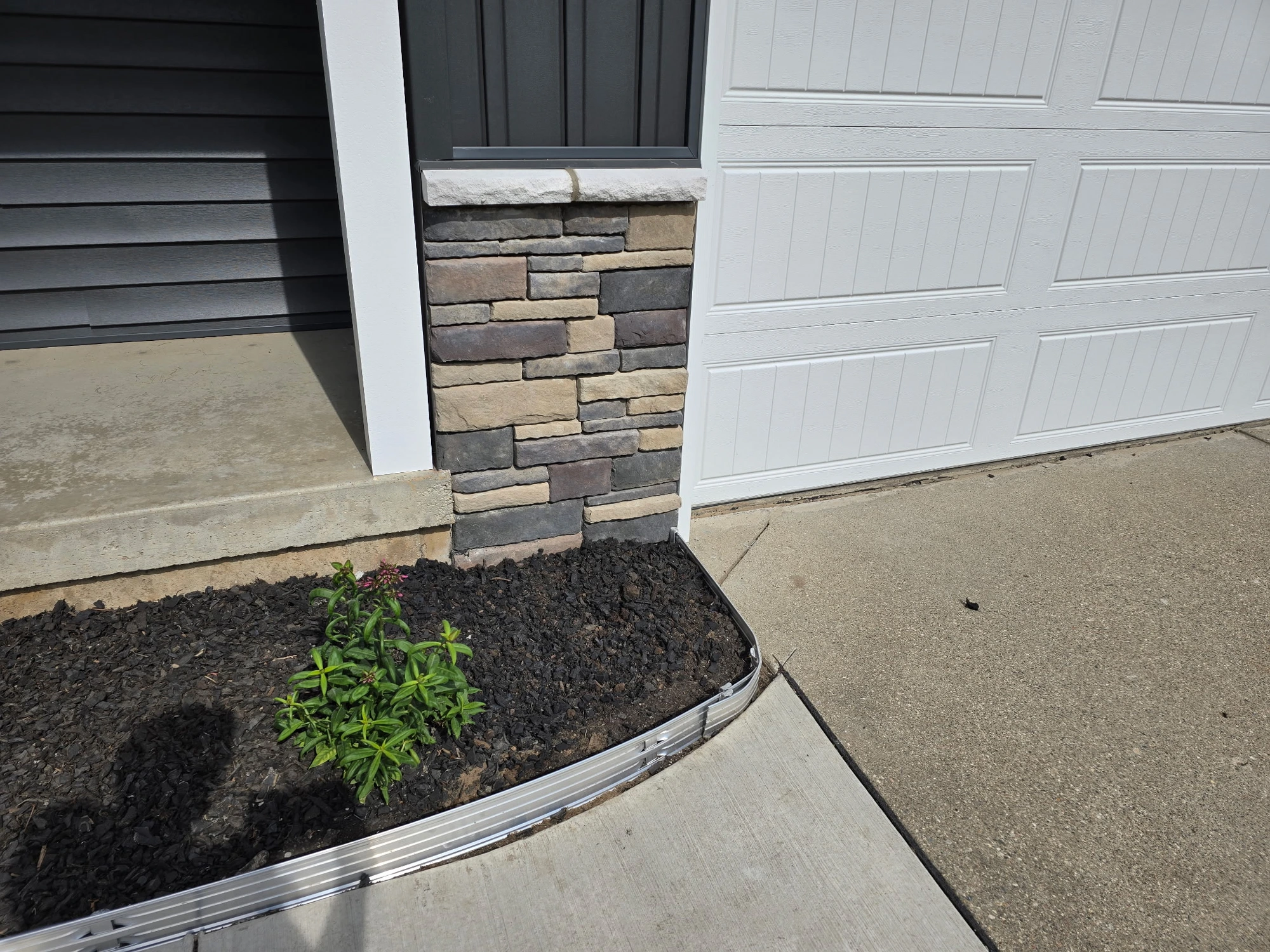 Stone Veneer Facade after