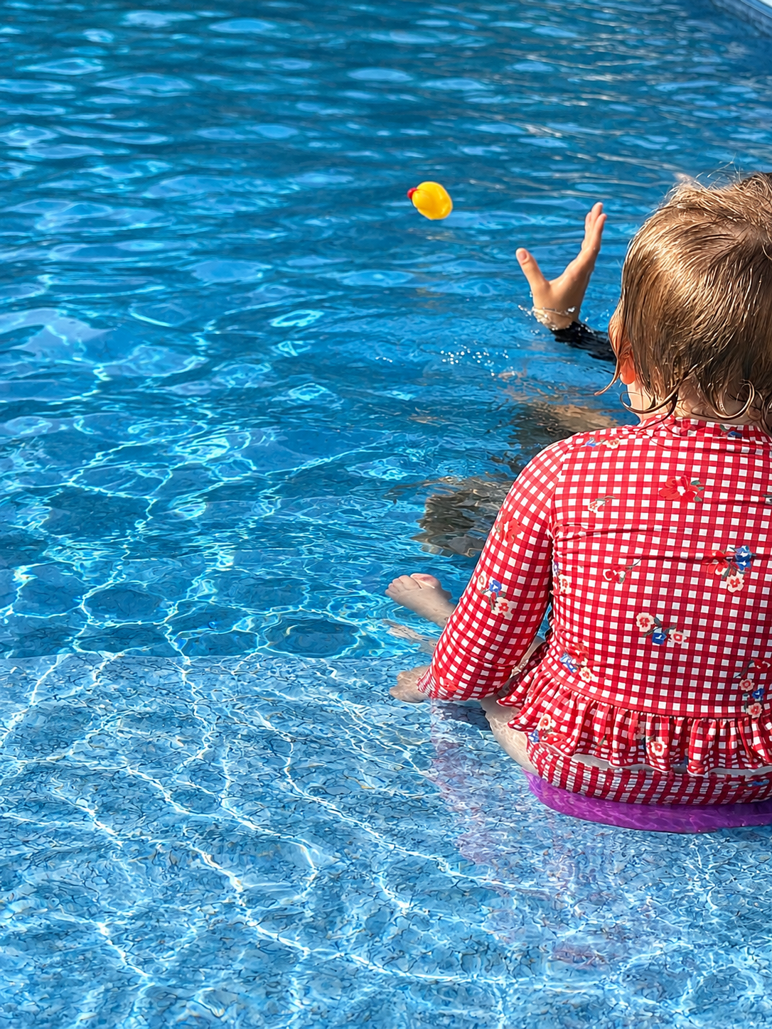 Chasing a rubber duckie — the very best kind of practice