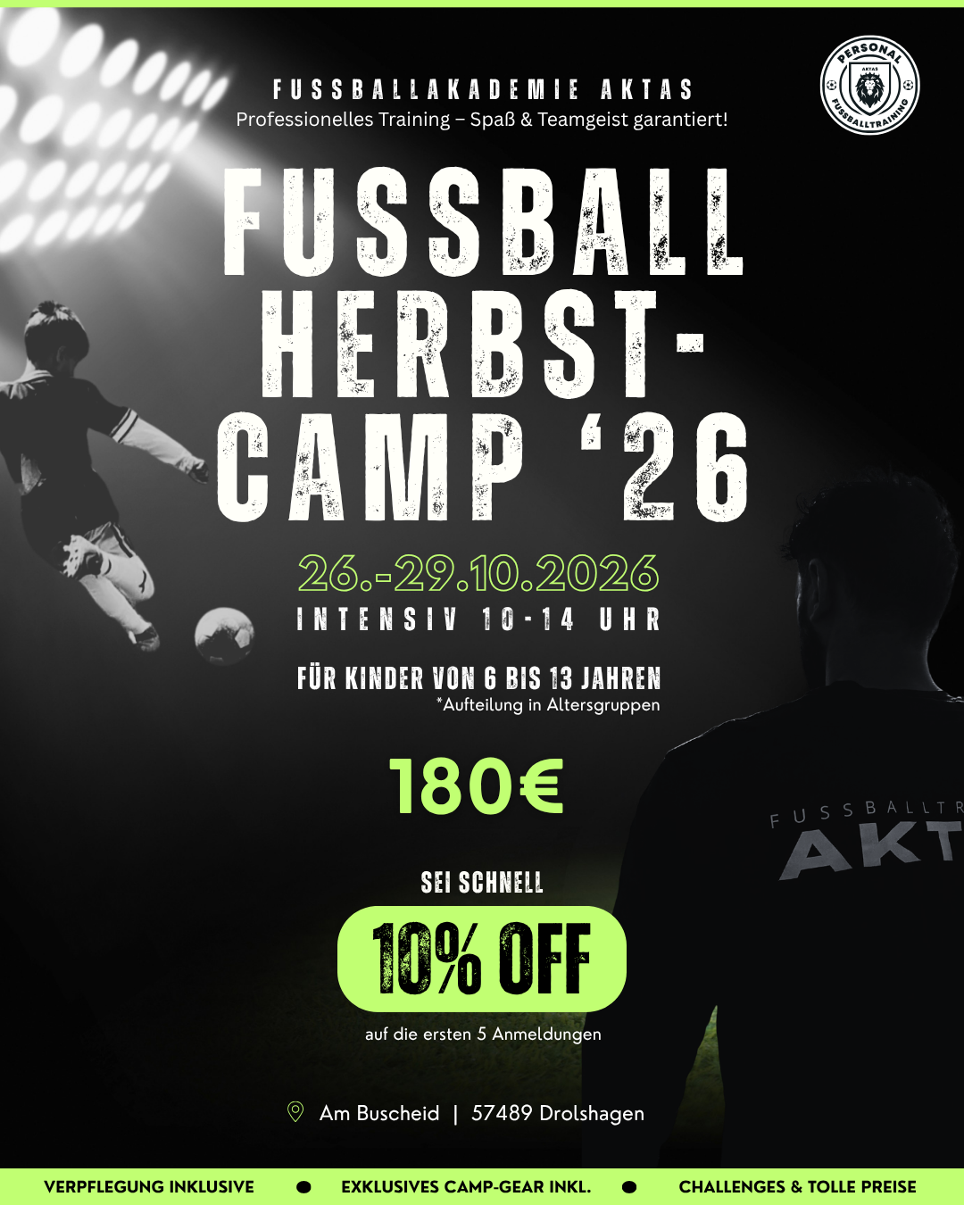Fußball Herbstcamp '26 – Drolshagen
