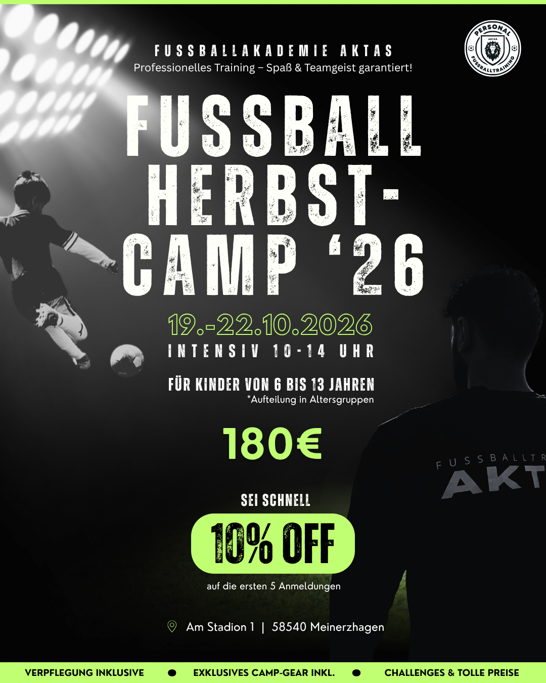 Fußball Herbstcamp '26 – Meinerzhagen