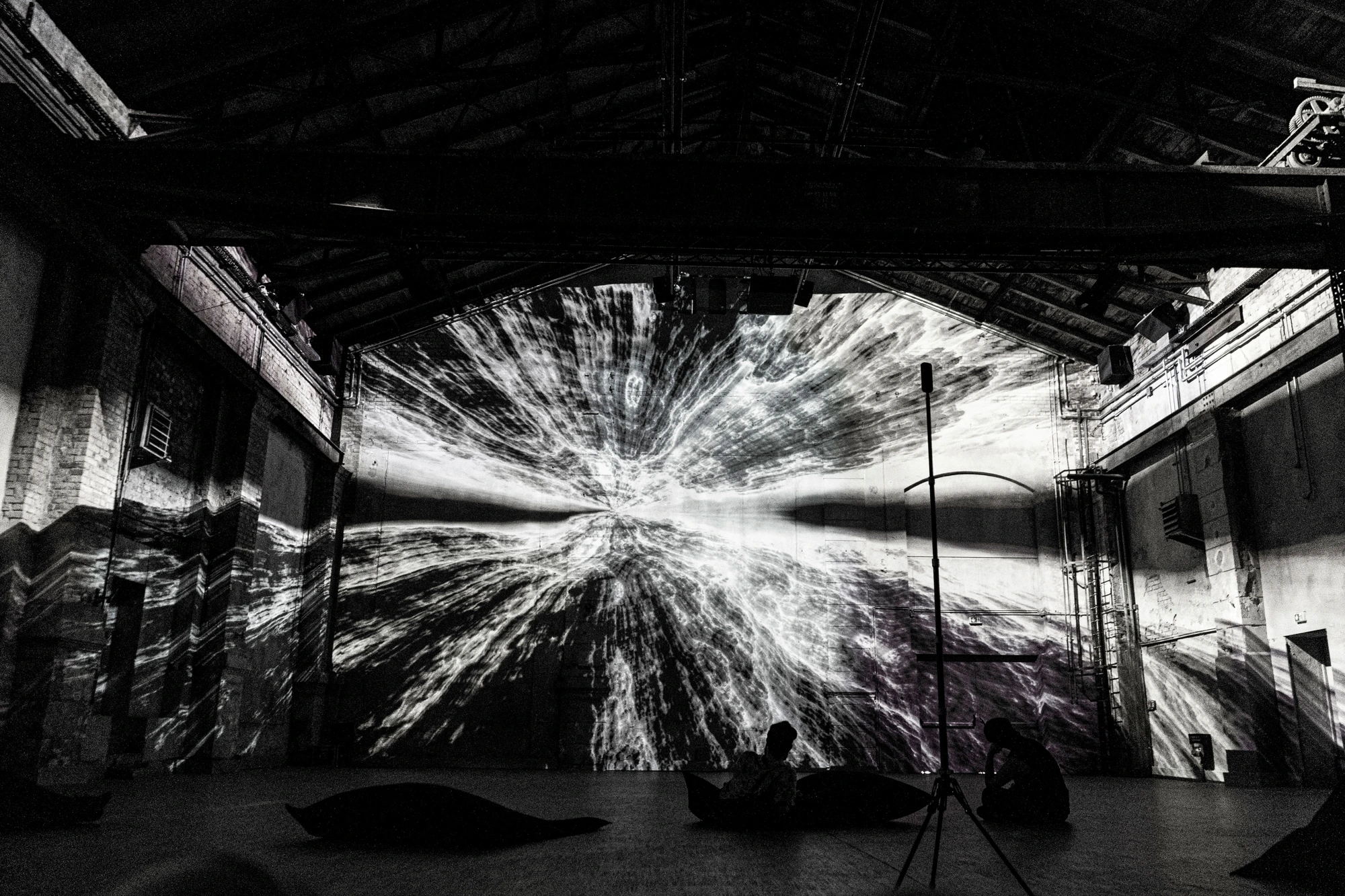 ENTROPY audio/visual immersive installation at Kunstkraftwerk, Leipzig detail 2