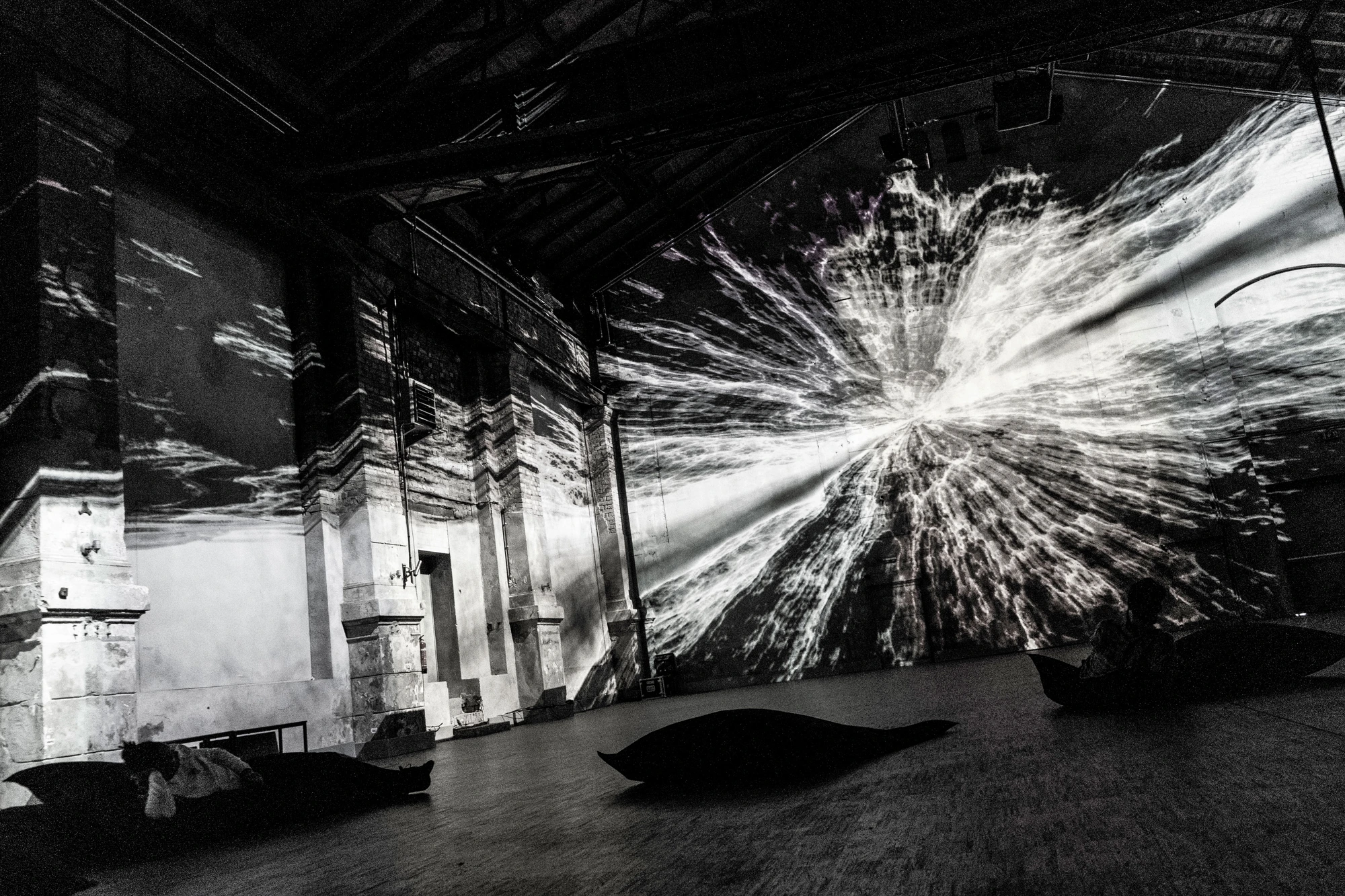 ENTROPY audio/visual immersive installation at Kunstkraftwerk, Leipzig detail 3