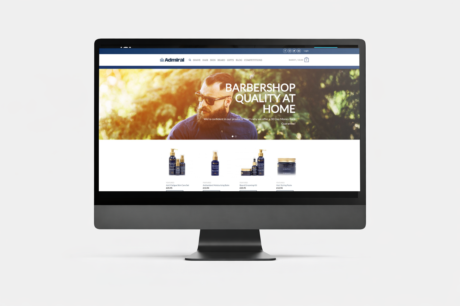 Admiral 1914 Web — Web Design by Yellow, marketing agency Liverpool
