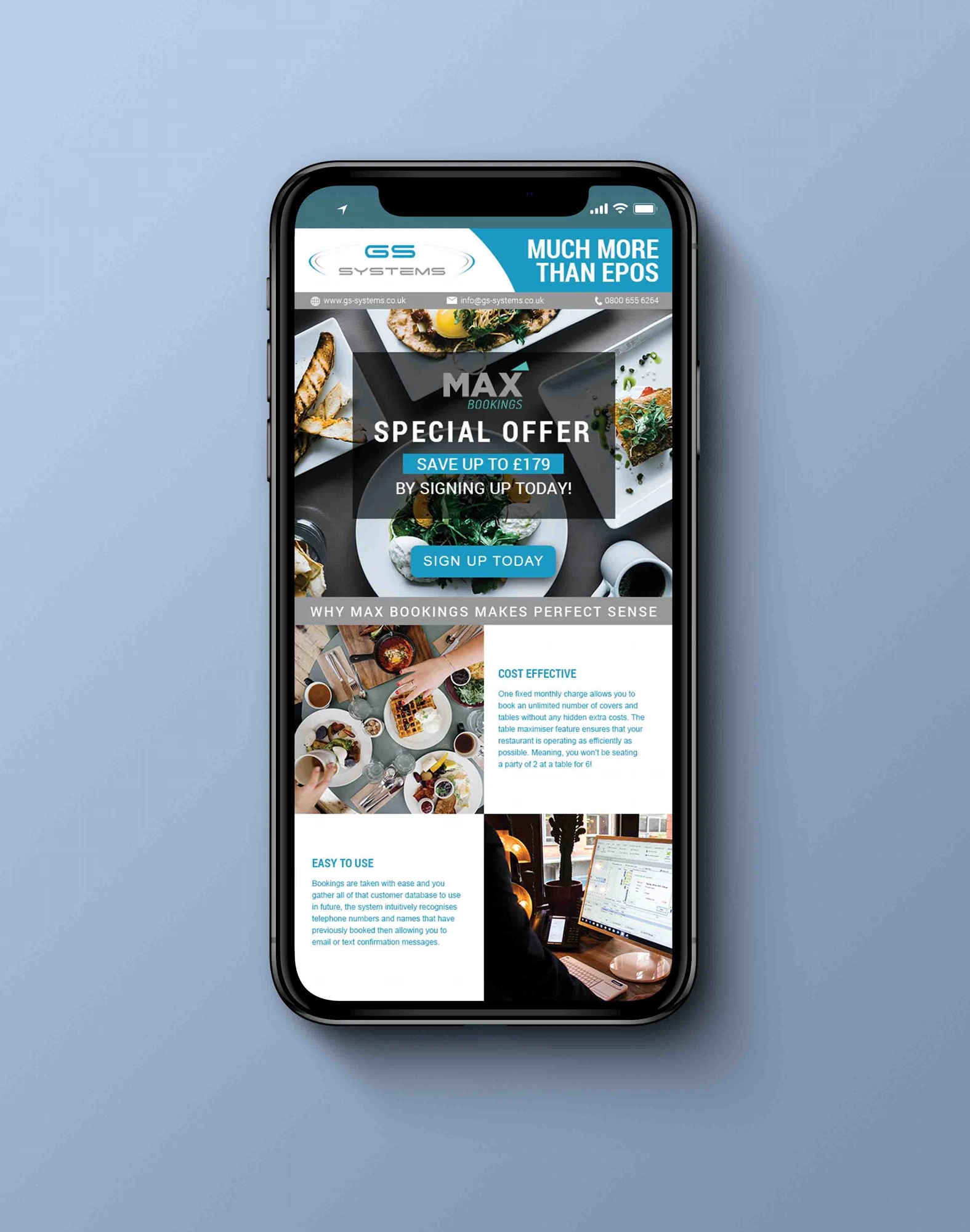GS Systems Max Bookings — Email Marketing by Yellow, marketing agency Liverpool