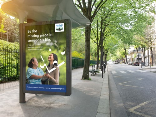 Sheffield Bus Stop — Out-of-Home Advertising by Yellow, marketing agency Liverpool