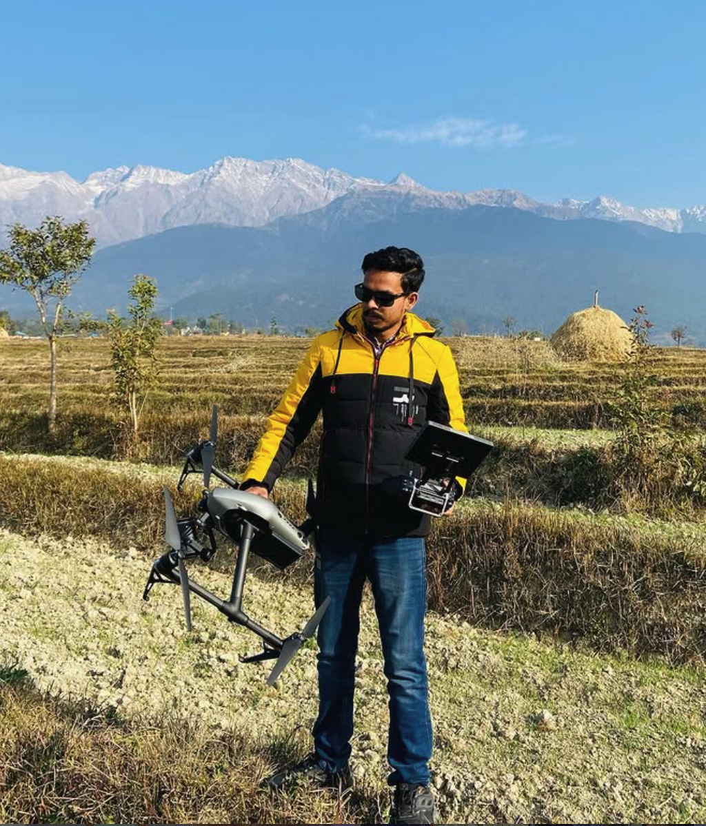 DJI Inspire mountain shoot