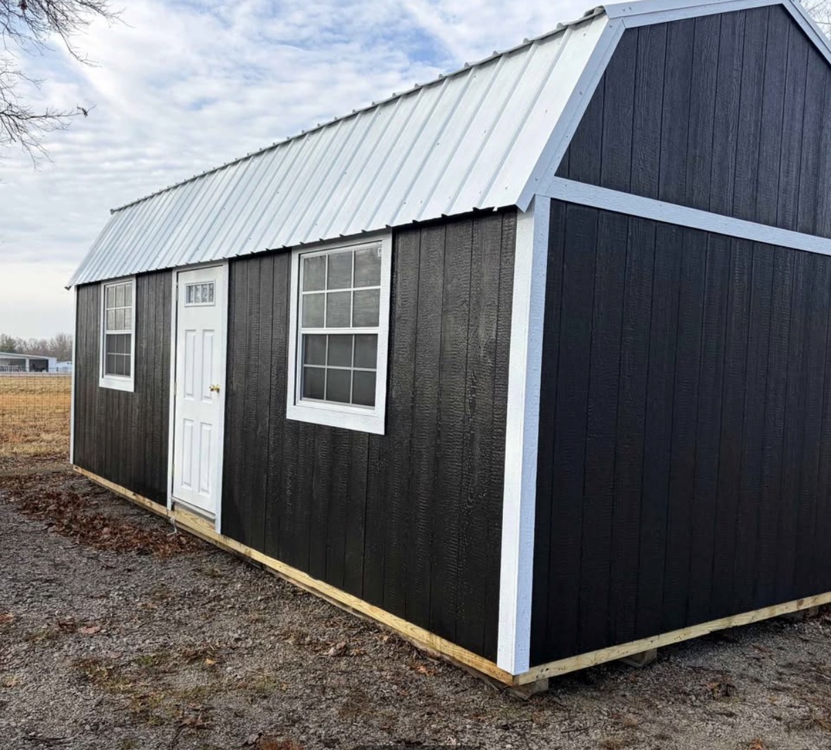 12x24 Lofted Garage Portable Building