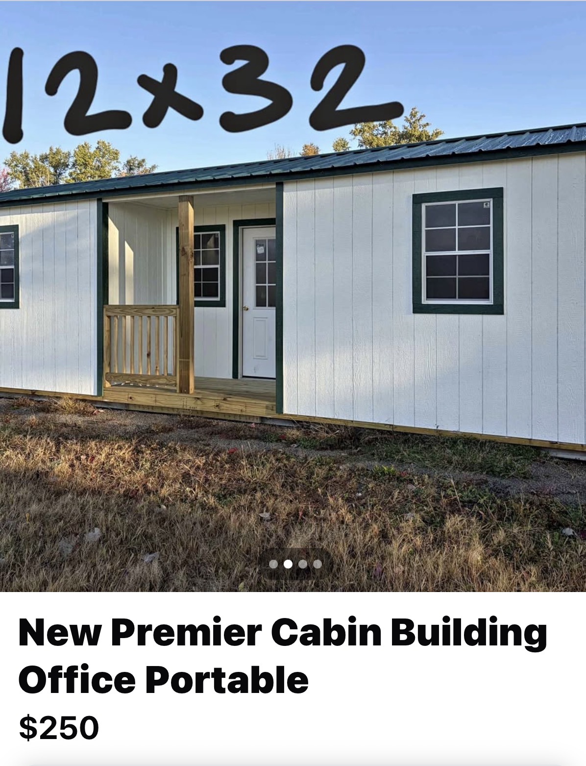 8x16 Portable Building Shed Cabin