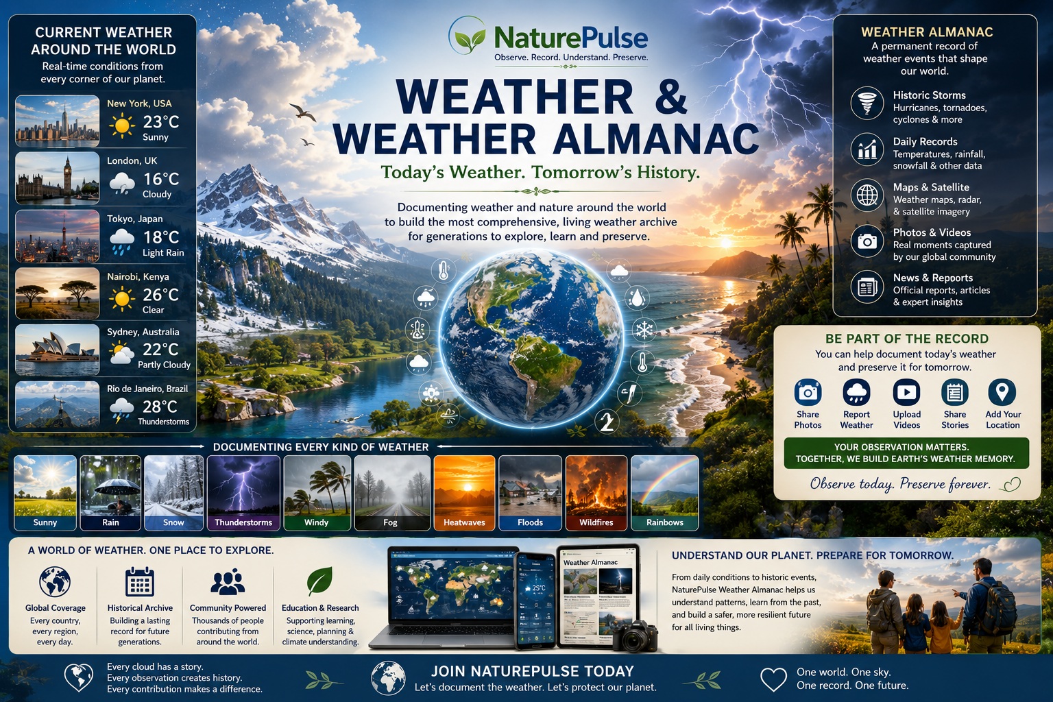 Weather & Weather Almanac — Today's Weather. Tomorrow's History.