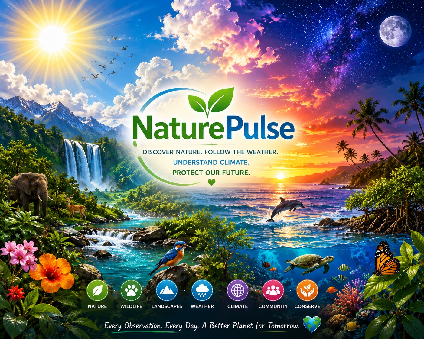 NaturePulse — Discover Nature. Follow the Weather. Understand Climate. Protect Our Future.