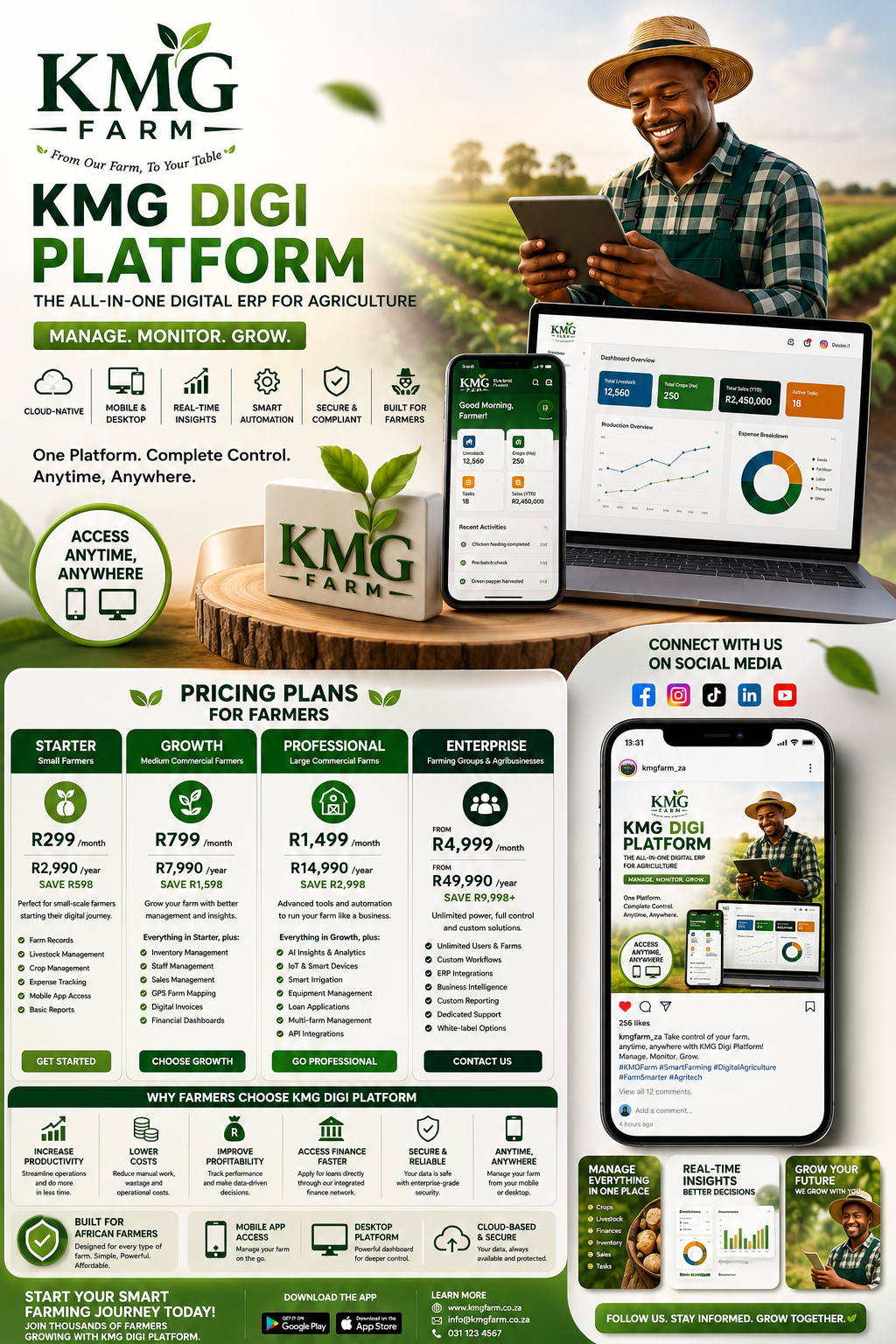 Pricing Plans & Mobile App
