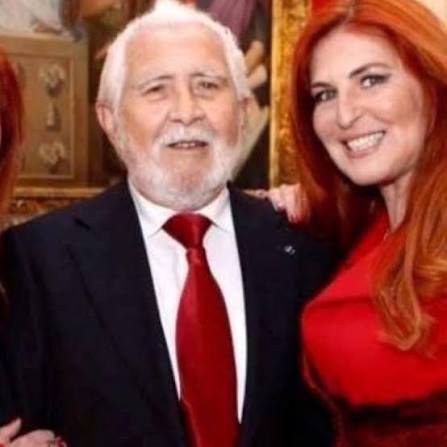 Maria João with her father, Comendador Rui Nepomuceno