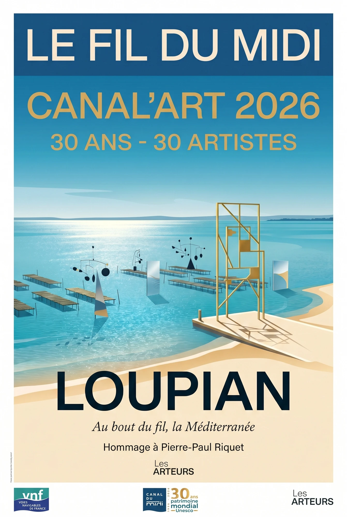 Affiche Canal'Art 2026 — Loupian