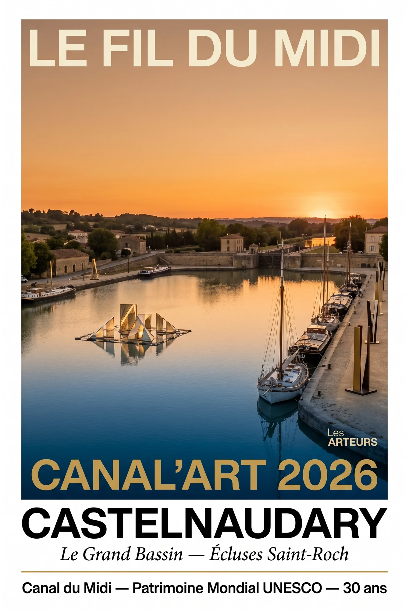 Affiche Canal'Art 2026 — Castelnaudary