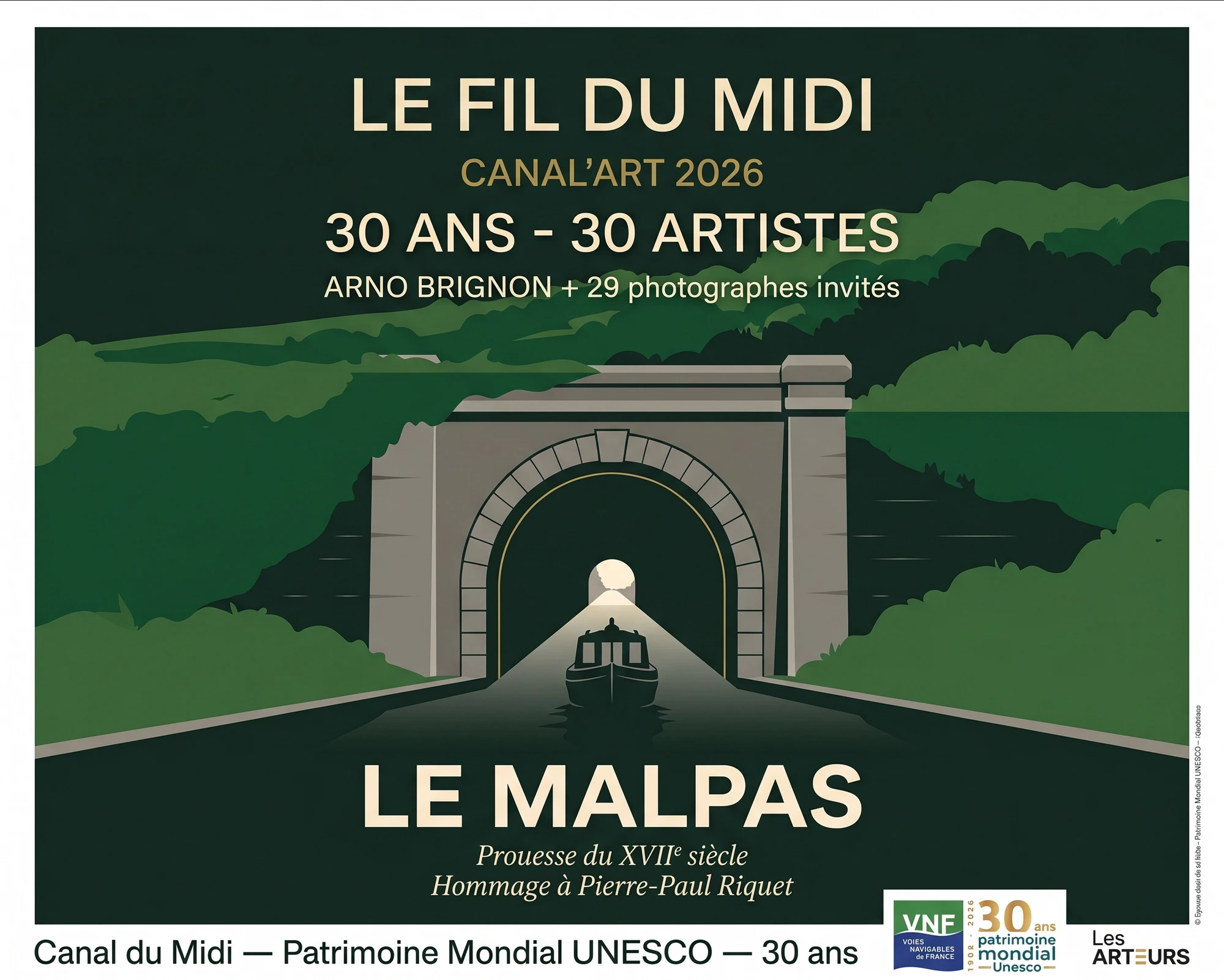 Affiche Canal'Art 2026 — Le Malpas — Colombiers