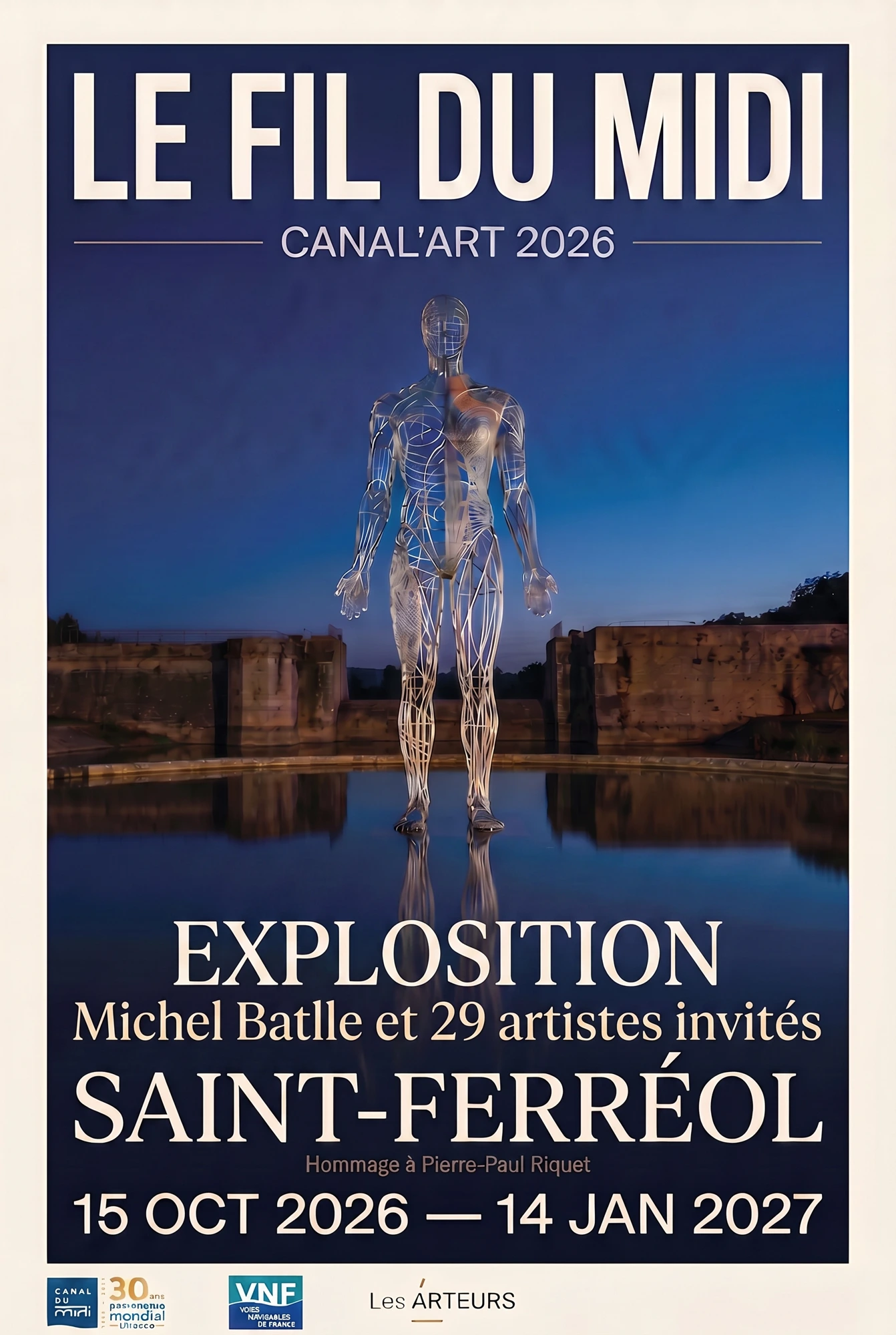 Affiche Canal'Art 2026 — Saint-Ferréol