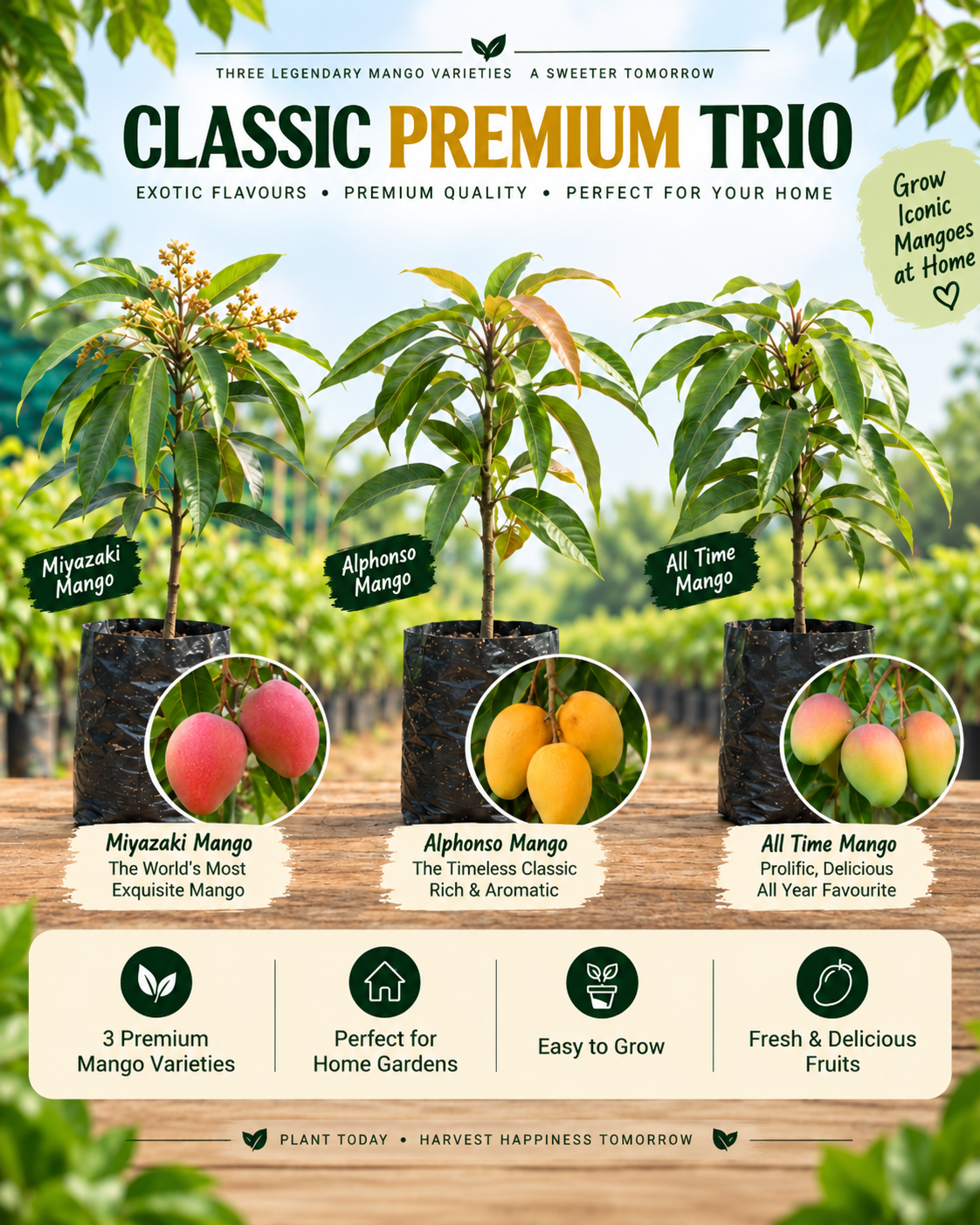 Classic Premium Trio