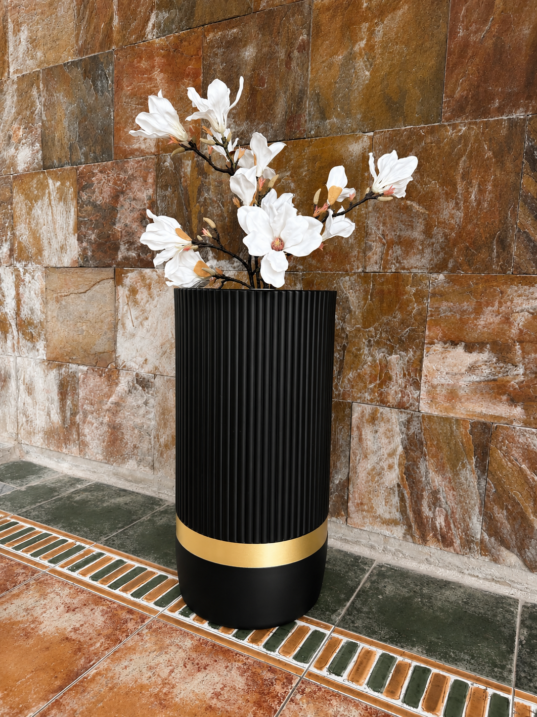 Tall Cylindrical Planter view 6