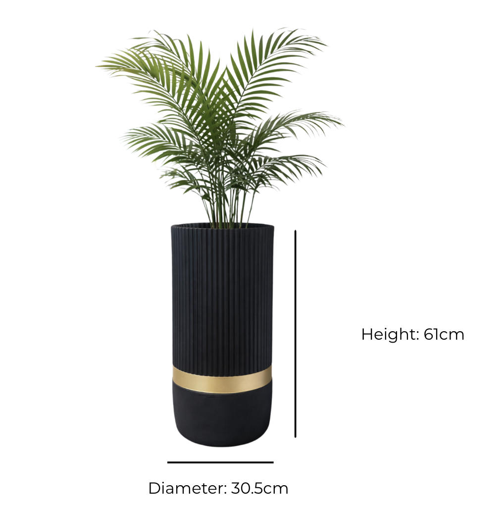 Tall Cylindrical Planter view 4