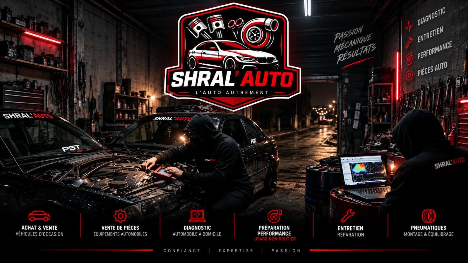 SHRAL'AUTO — garage, diagnostic, entretien, performance