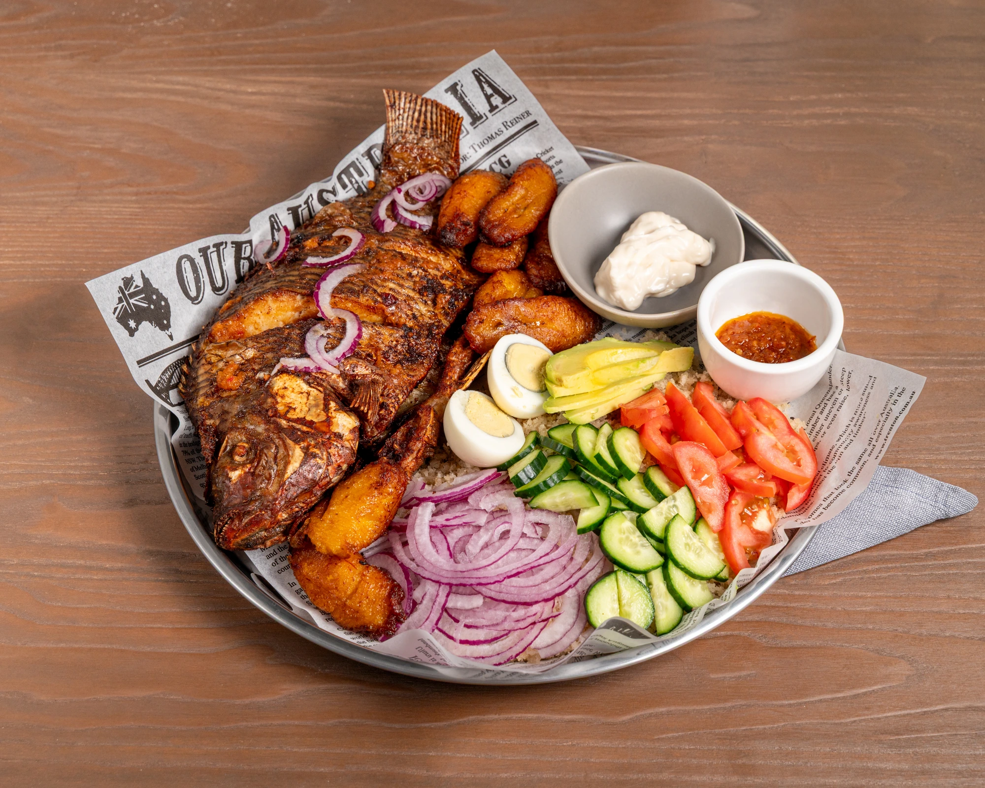 Attieké Feast Platter