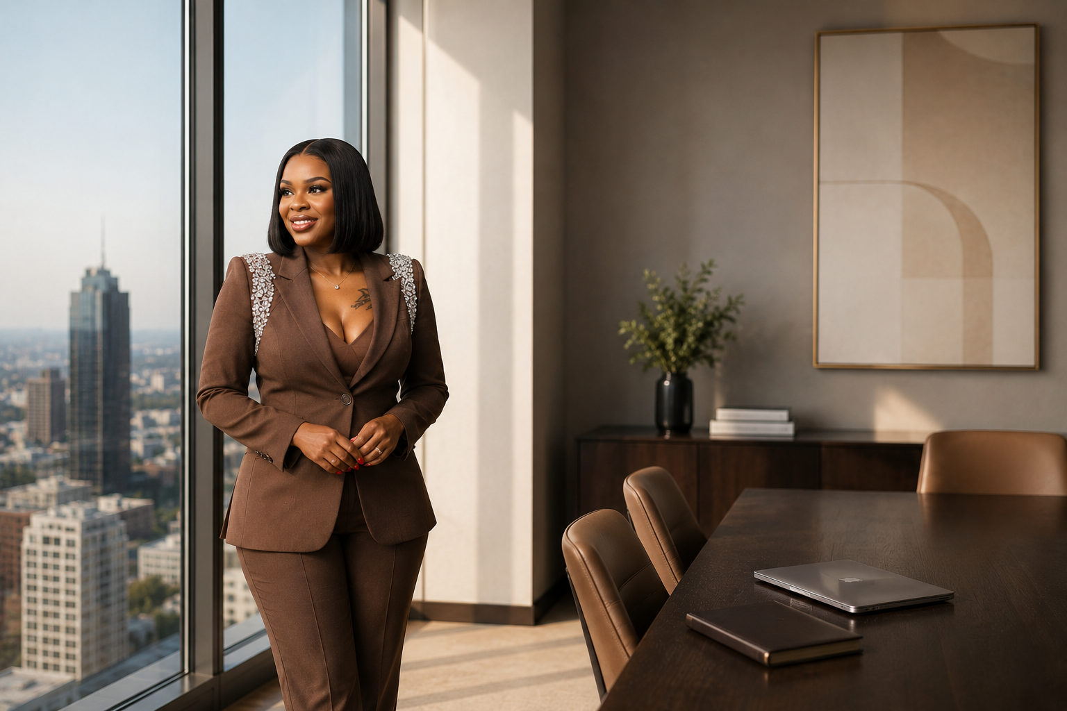 Toia Wallace, founder, a portrait for the vision