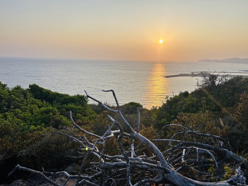 Tramonto dalla Collina