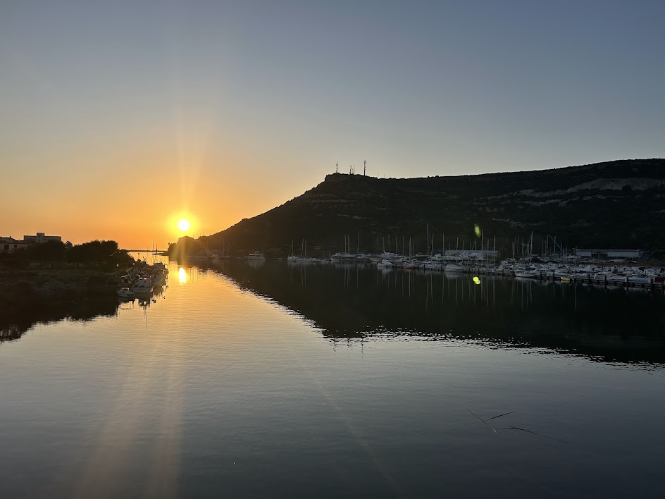 Tramonto sul Temo